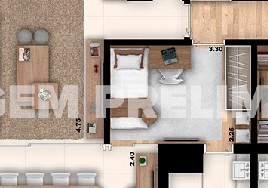 Planta 104m² - Marcco